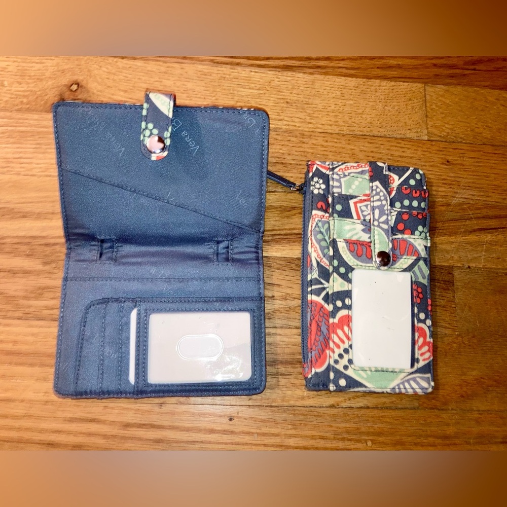 Vera Bradley 2pc Passport  & Card Holder Set - Picture 3 of 8